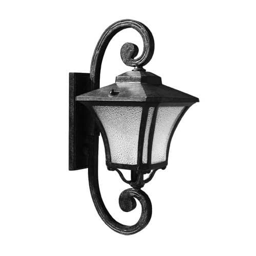 Dabmar 6W LED Decorative Wall Fixture, A19, 120V, Black