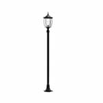 Dabmar 9-ft 6W LED Victoria Lamp Post, Single-Head, A19, 120V, Bronze