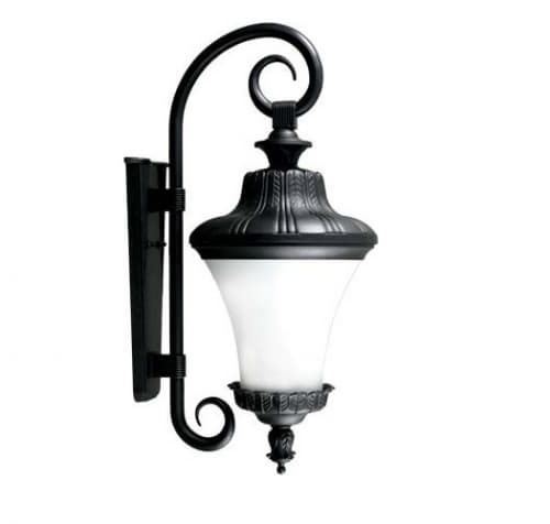 Dabmar 4W 3 Light Led Wall Mount Fixture w/Candelabra Base, Black