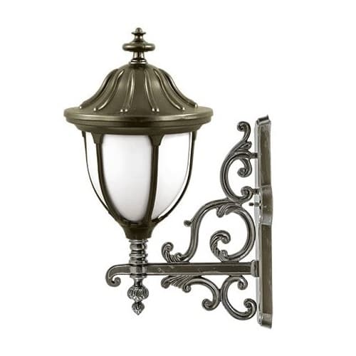 Dabmar 6W LED Showcase Wall Light w/ Decorative Arm, A19, 120V, Bronze