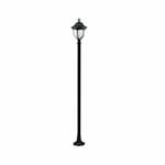 Dabmar 9-ft 6W LED Showcase Lamp Post, Single-Head, A19, 120V, White