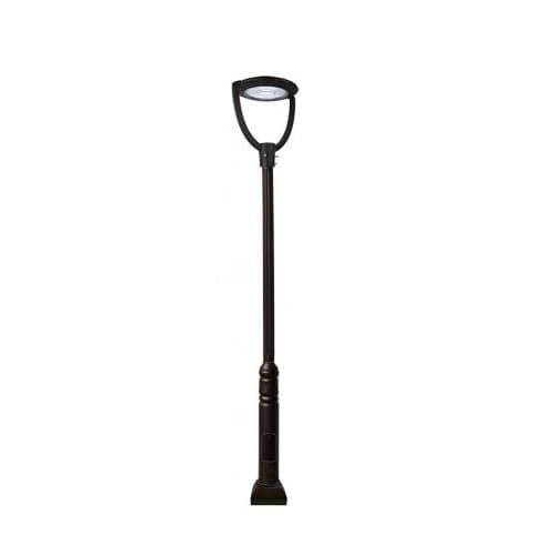 Dabmar 75W LED Large Lamp Post, 9750 lm, 100V-277V, 4000K, Verde Green