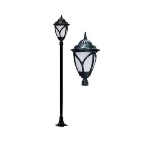 Dabmar 30W One Light Acorn LED Lamp Post Fixture, Verde Green