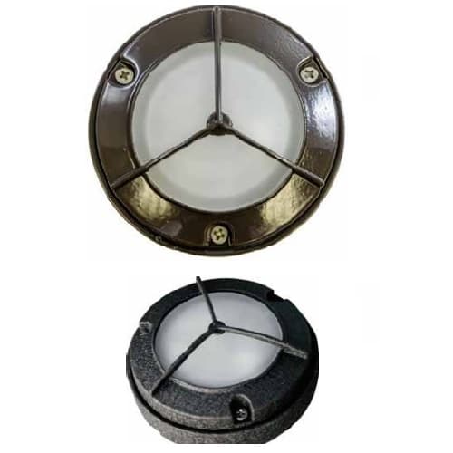 Dabmar 3W LED Step & Wall Light, Open Face "Y", 12V, 3000K, Black