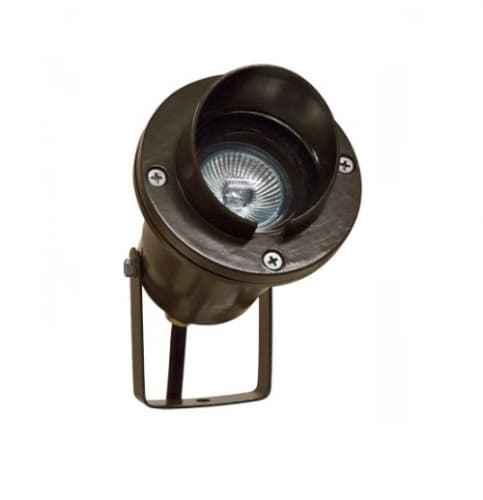 Dabmar 3W LED Directional Spot Light w/ Hood, MR16, Bi-Pin Base, 12V, 2700K, Bronze