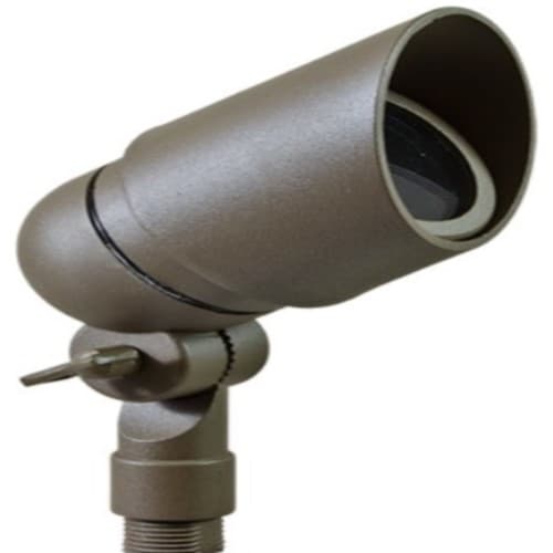 Dabmar 3W LED Directional Spot Light w/ Rotatable Hood, MR16, Bi-Pin Base, 12V, 2700K, Bronze