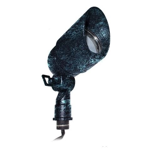 Dabmar 3W LED Directional Spot Light w/ Rotatable Hood, MR16, Bi-Pin Base, 2700K, Verde Green