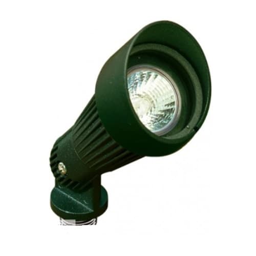 Dabmar 3W LED Directional Hooded Spot Light, MR16, 12V, 6500K, Green