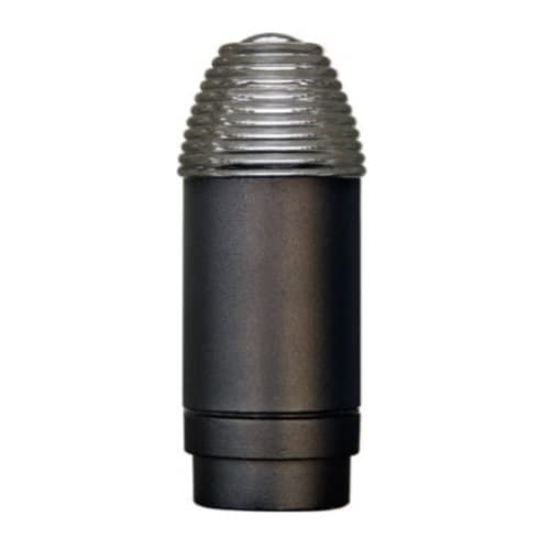 Dabmar 4W LED Mini Cylindrical Path & Walkway Light, MR16, RGBW Lamp, Black