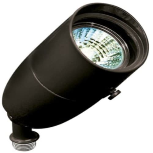 Dabmar 3W LED Directional Spot Light w/ Hood, MR16, Bi-Pin Base, 12V, 2700K, Black