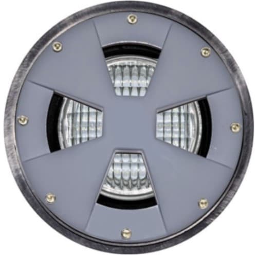 Dabmar 14W Drive Over LED Well Light, Adjustable, AR111, Gray