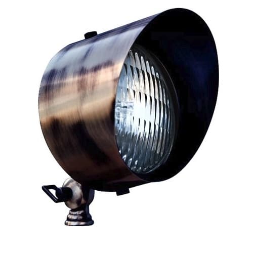 Dabmar 4W Directional LED Flood Light w/Hood, Copper