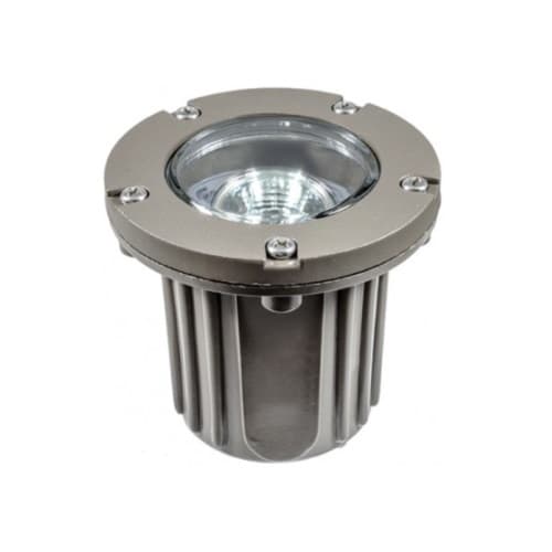 Dabmar 5W LED PBT Adjustable In-Ground Well Light, MR16, 12V, 2700K, Bronze