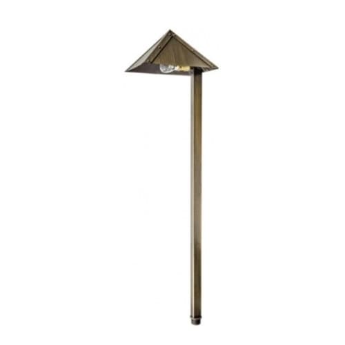 Dabmar Pyramid Top Open Lamp Path & Walkway Light w/o Bulb, 12V, WBS