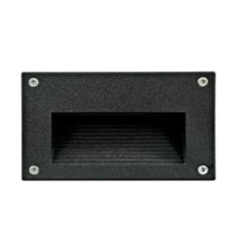 Dabmar 32.4W LED Board Recessed Concrete Mount Step Light, 12V, 6400K, Black