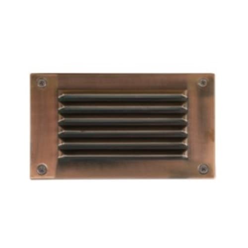 Dabmar 2.5W LED Recessed Louvered Down Step & Wall Light, 3000K, 12V, ACP