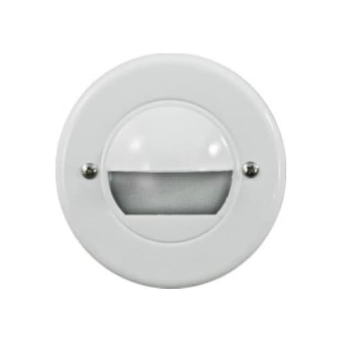 Dabmar 2.5W LED Round Recessed Eyelid Step & Wall Light, 12V, 6400K, VG