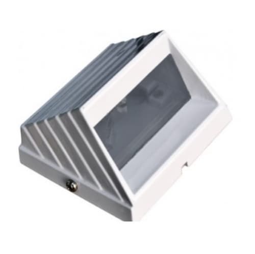 Dabmar 37.5W LED Rectangular Tilted Step & Wall Light, 12V, 6400K, White