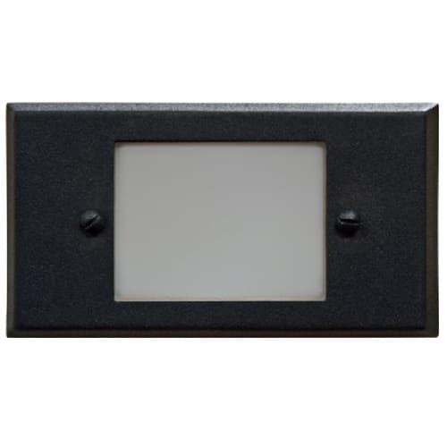 Dabmar 3.2W LED Step & Wall Light, Open Face, 12V, 6400K, Black