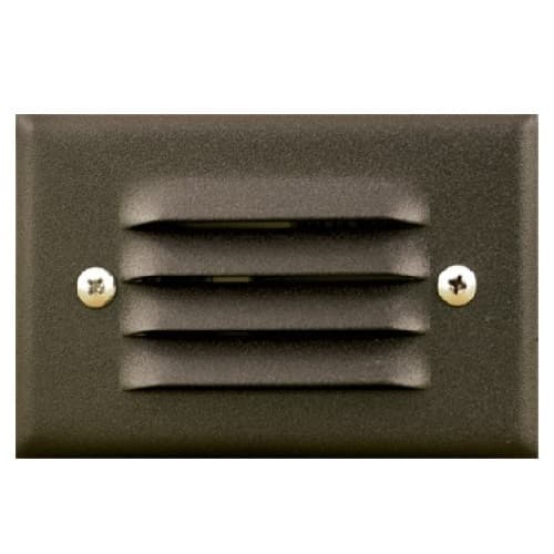 Dabmar 2.5W LED Step & Wall Light, Louvered, 12V, 3000K, Bronze