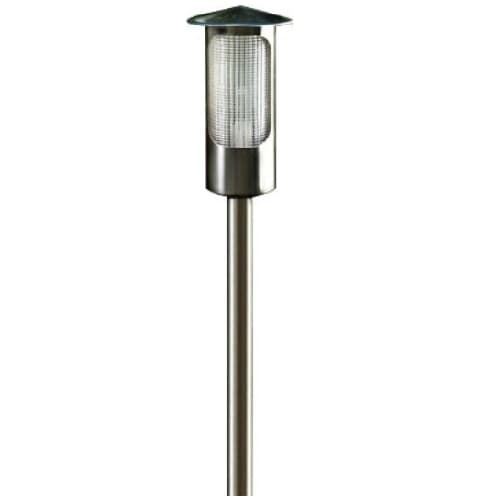 Dabmar 2.5W LED Bollard Light, Flat Top, 12V, 6400K, Stainless Steel