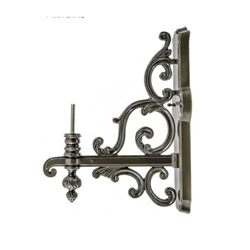 Dabmar Steel Decorative Wall Mount Arm, Black