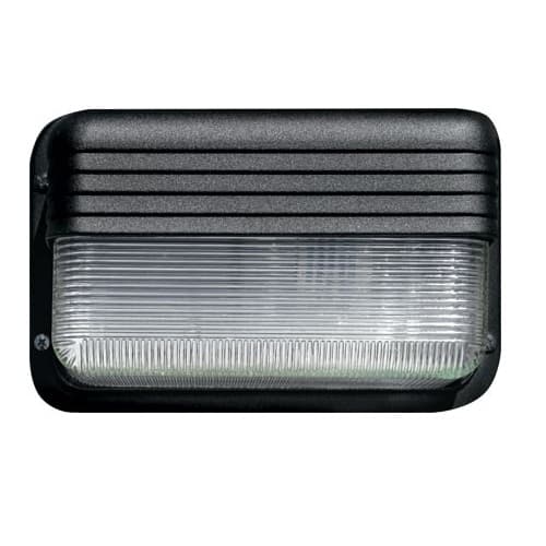 Dabmar 12W LED Surface Mount Wall Light, Semi-Cutoff, 120V-277V, 6500K, Black