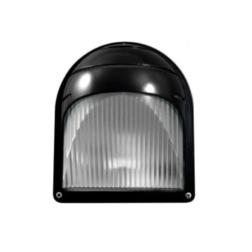 Dabmar Semi-Cut Off Surface Mount Wall Fixture w/o Bulb, 120V, Black