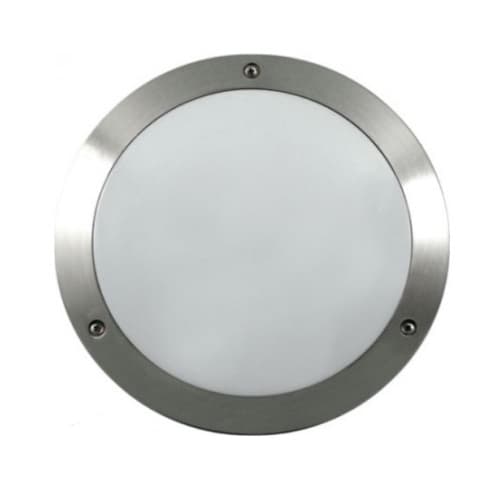 Dabmar 12W LED Surface Mount Wall Light, 120V-277V, 3000K, Steel