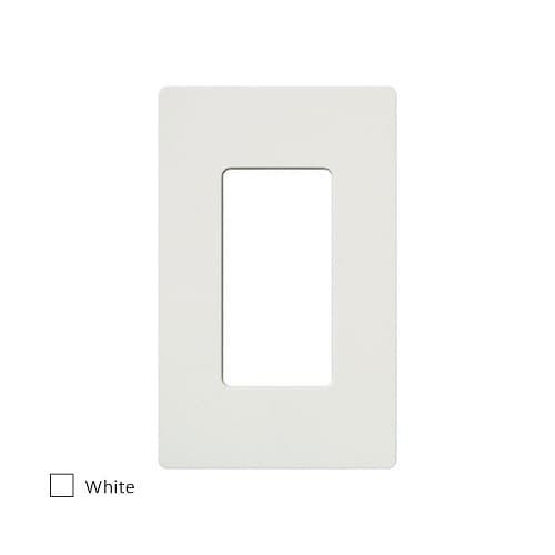 Diode LED Lutron Claro Wall Plate, White