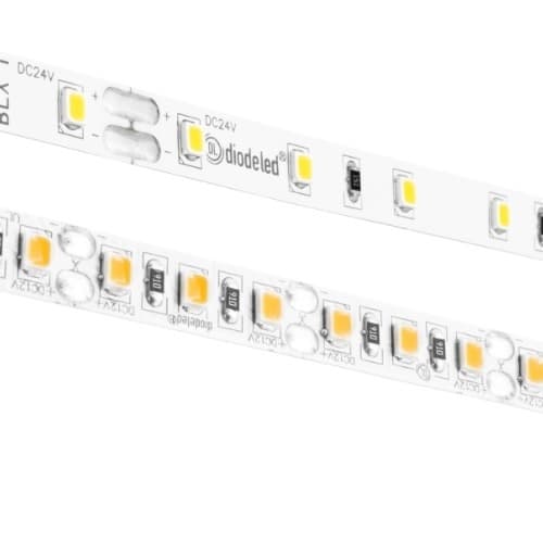 Diode LED 16.4-ft 4.3W LED Tape Light, Dim, Wet Location, 321 lm, 24V, 3000K