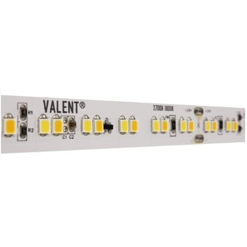 Diode LED 16.4-ft 4.4W/ft Valent Warm Dim Tape Light, 24V, 2700K-1800K