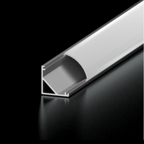 Diode LED 4-ft Channel Bundle w/ Frosted Lens, S45, Aluminum