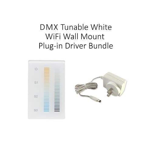 Diode LED DMX Tunable Bundle Kit w/ Wall Mount Driver, Plug-In