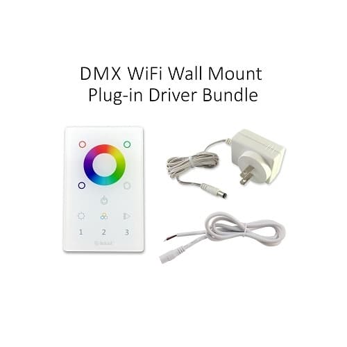 Diode LED DMX Wifi Bundle Kit w/ Wall Mount Driver, Plug-In