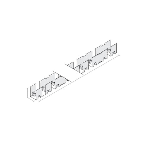 Diode LED 39-in Mounting Spine Channel for 3D Bend Linaire Flex, White