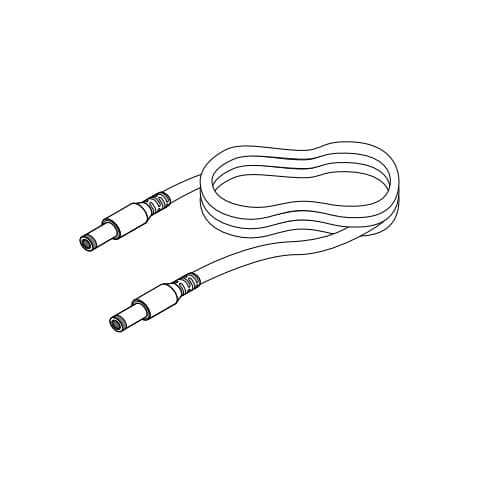 Diode LED 6-In PowerTRAX Extension Cable, Male to Male, 20 AWG, White