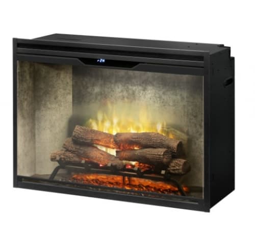 Dimplex 36-in 2575W Revillusion Electric Firebox, 120V-240V, Weathered Concrete