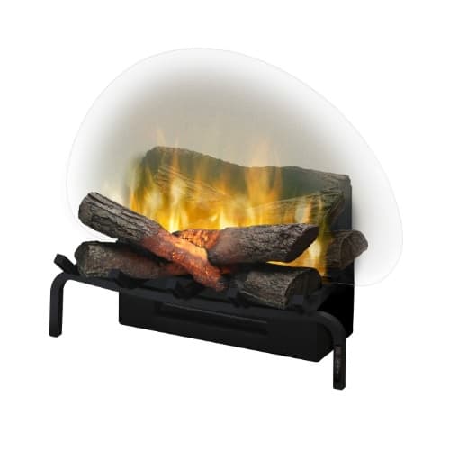 Dimplex 20-in 1500W Revillusion Electric Log Set, 120V, Burnt Logs