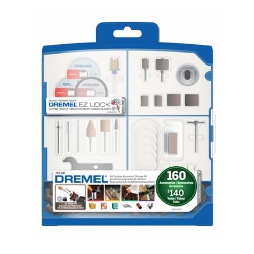 Dremel Rotary Tool Accessory Kit, 160 Pieces