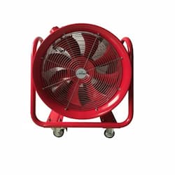 iLiving USA 20-in 900W Explosion Proof Ventilation Fan, 5830 CFM, 120V, Red