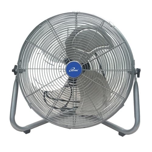 iLiving USA 20-in 225W High Velocity Floor Fan, 2A, 120V, Silver 