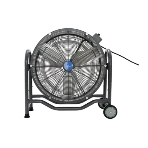 iLiving USA 24-in 265W Brushless DC Drum Fan, 5800 CFM, 120V, Gray