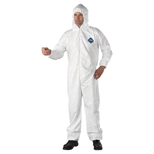 Dupont 0.60 lb White 3X-Large DuPont Tyvek Coveralls