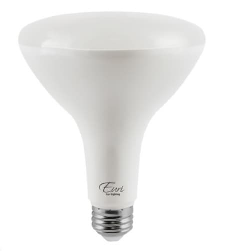 Euri Lighting 11W LED BR40 Lamp, E26, Dimmable, 1000 lm, 120V, 90 CRI, 3000K
