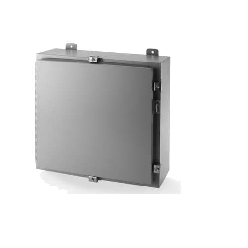 E-Box 8 x 24-in Enclosure w/ 3-Point Latch, NEMA 4, Galvanized Steel