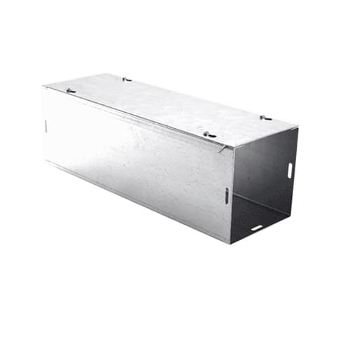 E-Box 48 x 10-in Screw Cover Wireway, Galvanized Steel, NEMA 1, Painted