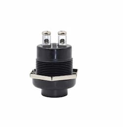 Calterm 20 Amp Black Push Button Switch