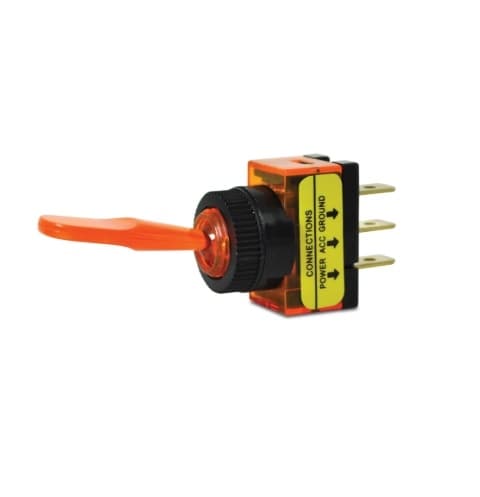 Calterm 20 Amp Amber Glow Toggle Switch