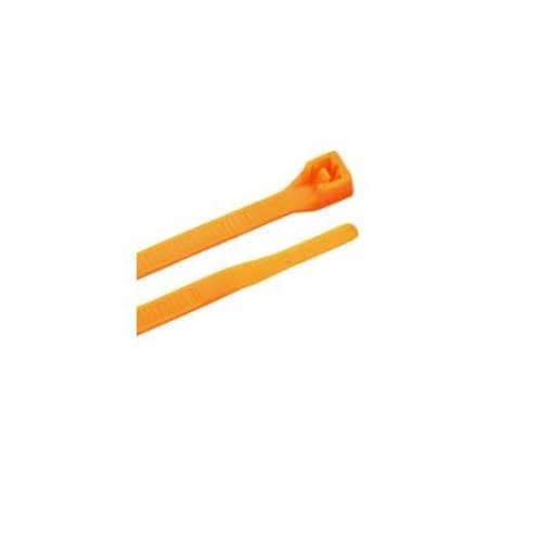 Gardner Bender 8-in Cable Tie, 50lb, Orange